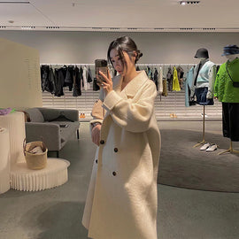 Women's Classic Long-Sleeve Coat