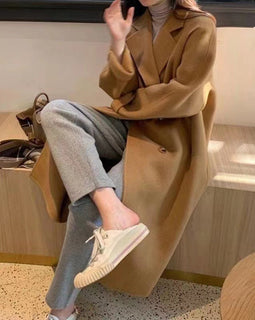 Women's Classic Long-Sleeve Coat