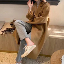 Women's Classic Long-Sleeve Coat