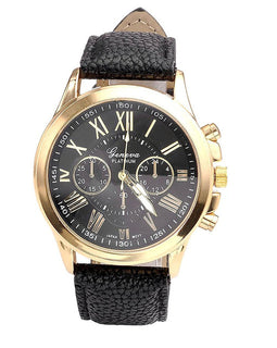 Women's Round-Dial Quartz Watch