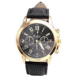 Women's Round-Dial Quartz Watch
