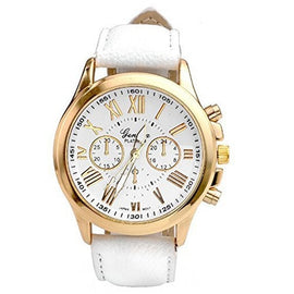 Women's Round-Dial Quartz Watch