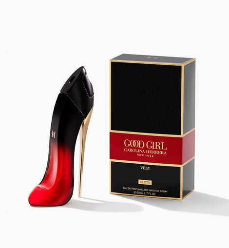 Carolina Herrera Very Good Girl Elixir Eau de Parfum Spray for Women – Addictive Oriental Floral & Amber Woods Scent, Litchi, Rose & Vanilla, Long-Lasting Intense Fragrance, Perfect Gift for Her, 2.7 fl oz / 80 ml